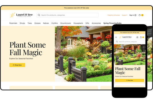 Certified Shopify Online Garden Center